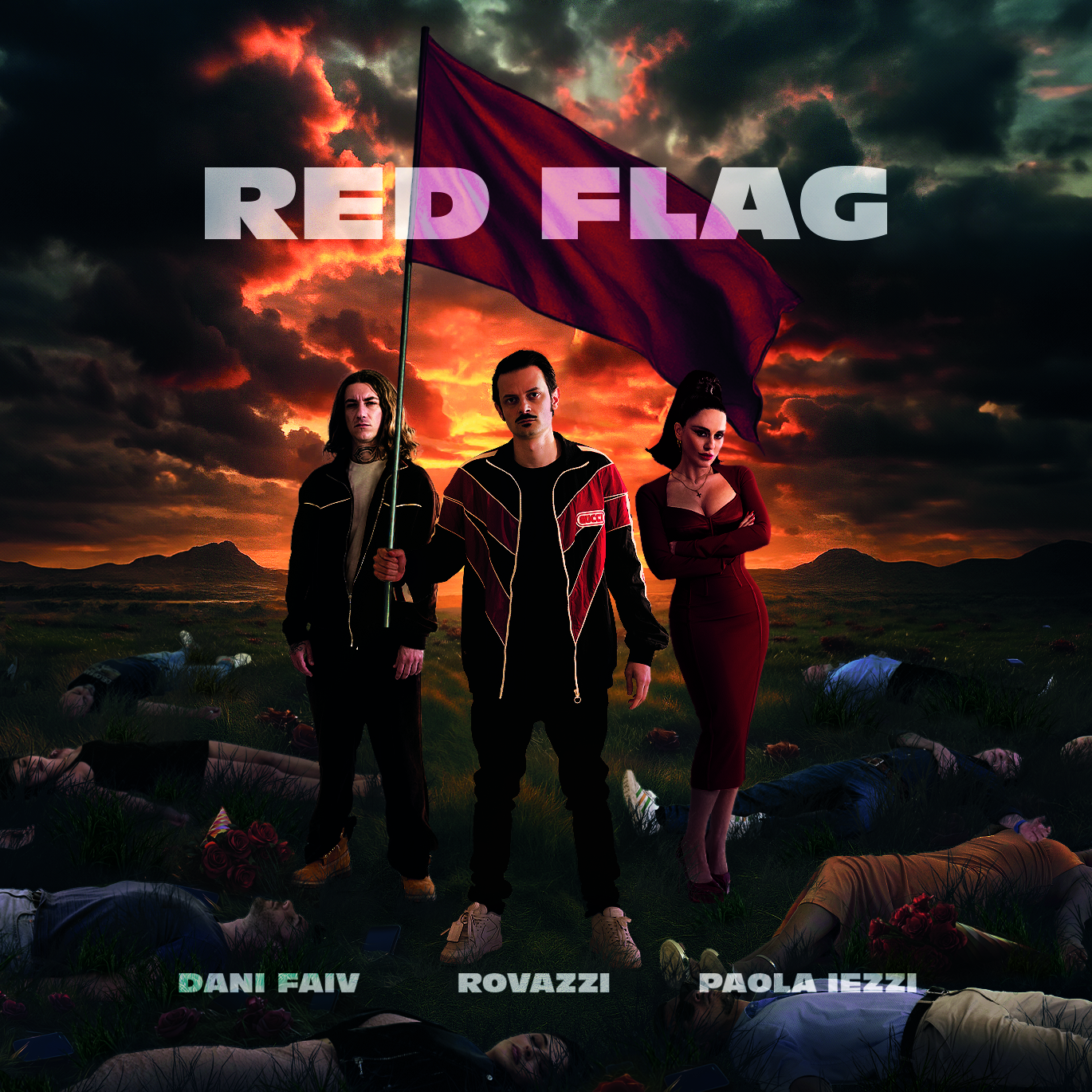 Fabio Rovazzi, Paola Iezzi, Dani Faiv - RED FLAG
